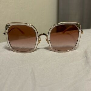 Coach Square Rose Gradient Sunglasses 53mm w/case!